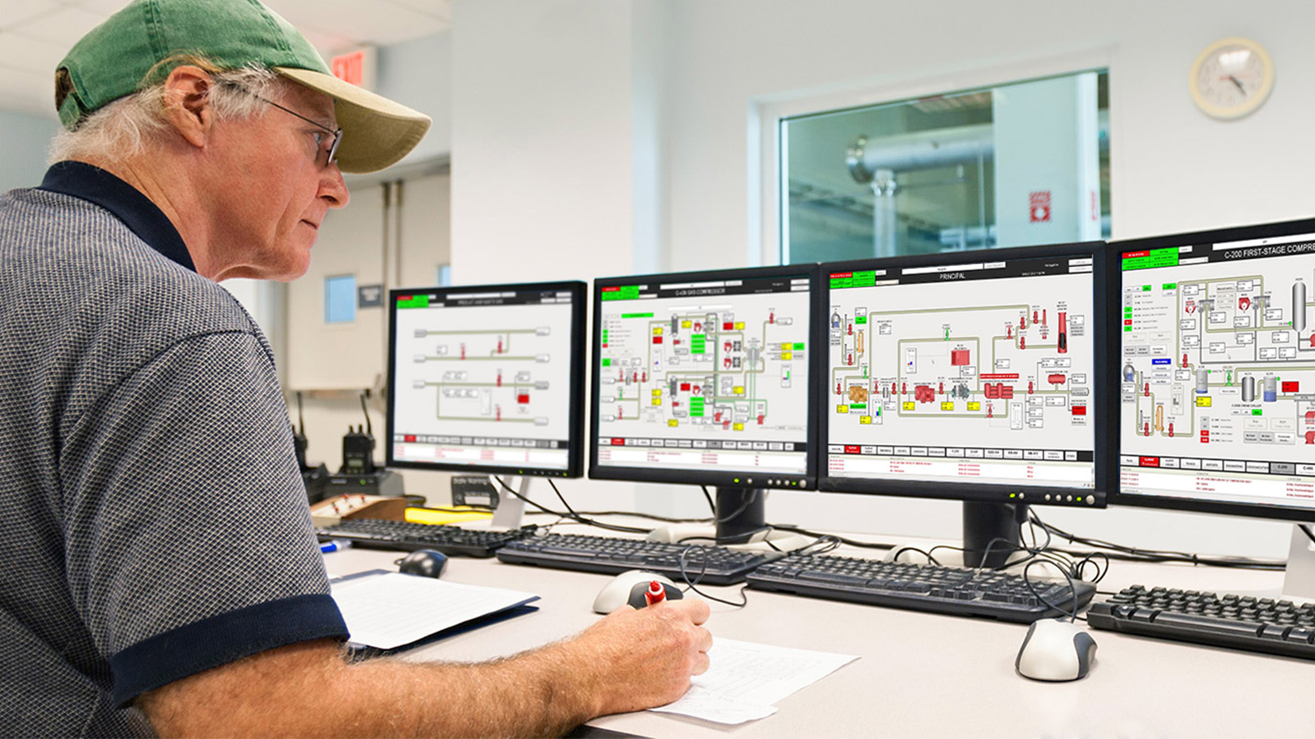 Контроль оператора. Скада система. АСУ ТП SCADA. Монитор SCADA. Диспетчеризация инженерных систем.