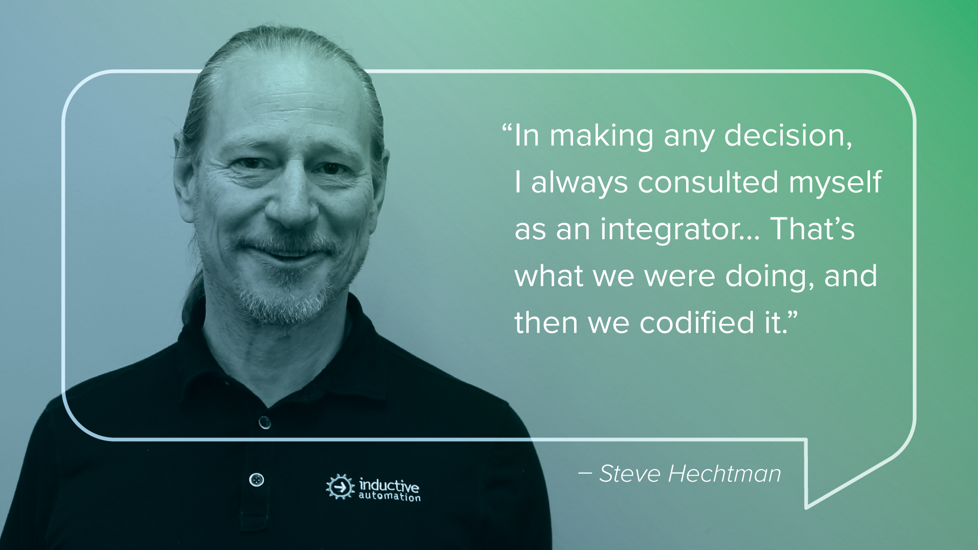 From Integrator to President, Founder & CEO of Inductive Automation: Steve  Hechtman