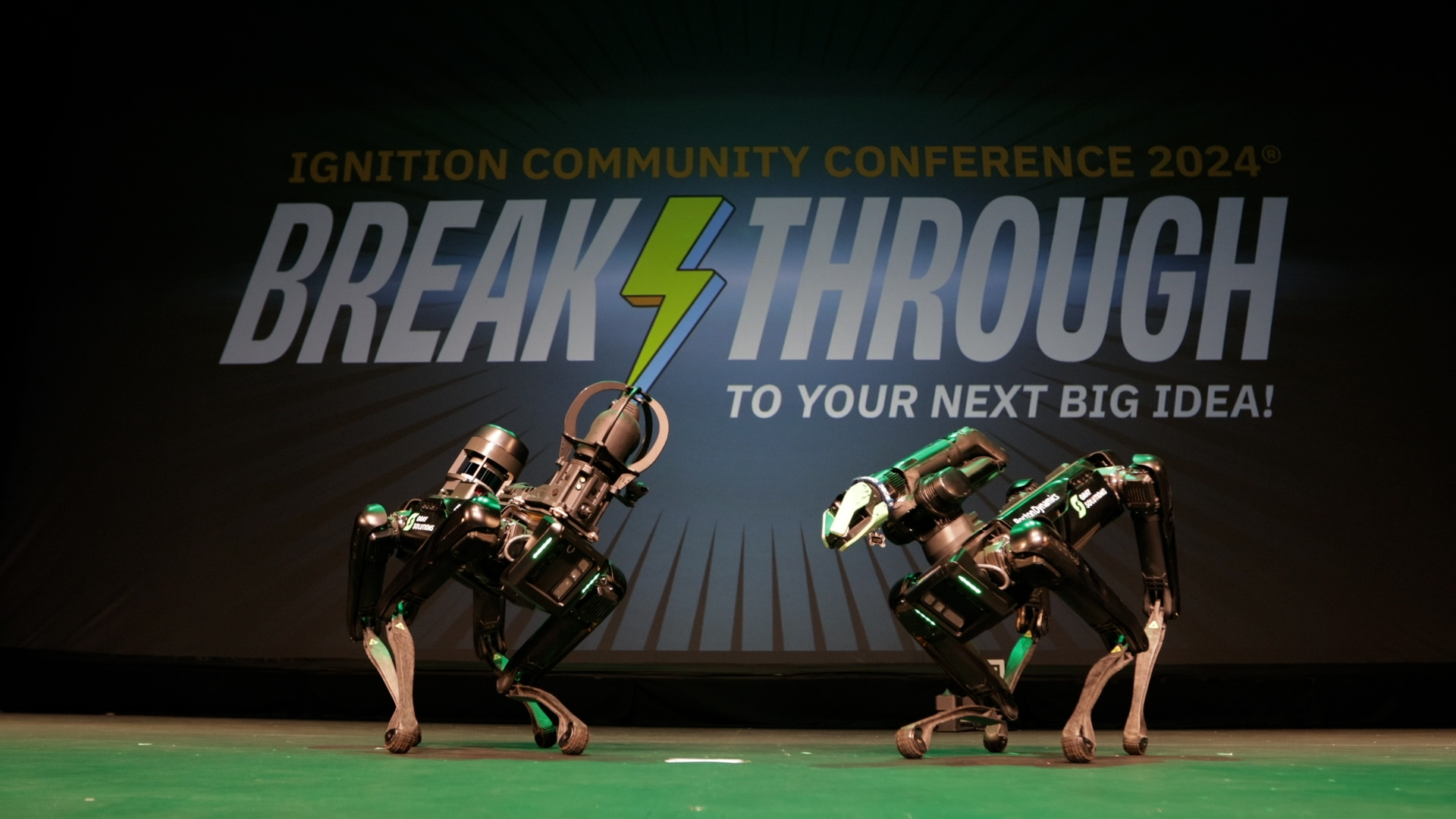 Autonomous robots from Boston Dynamics at ICC 2024.