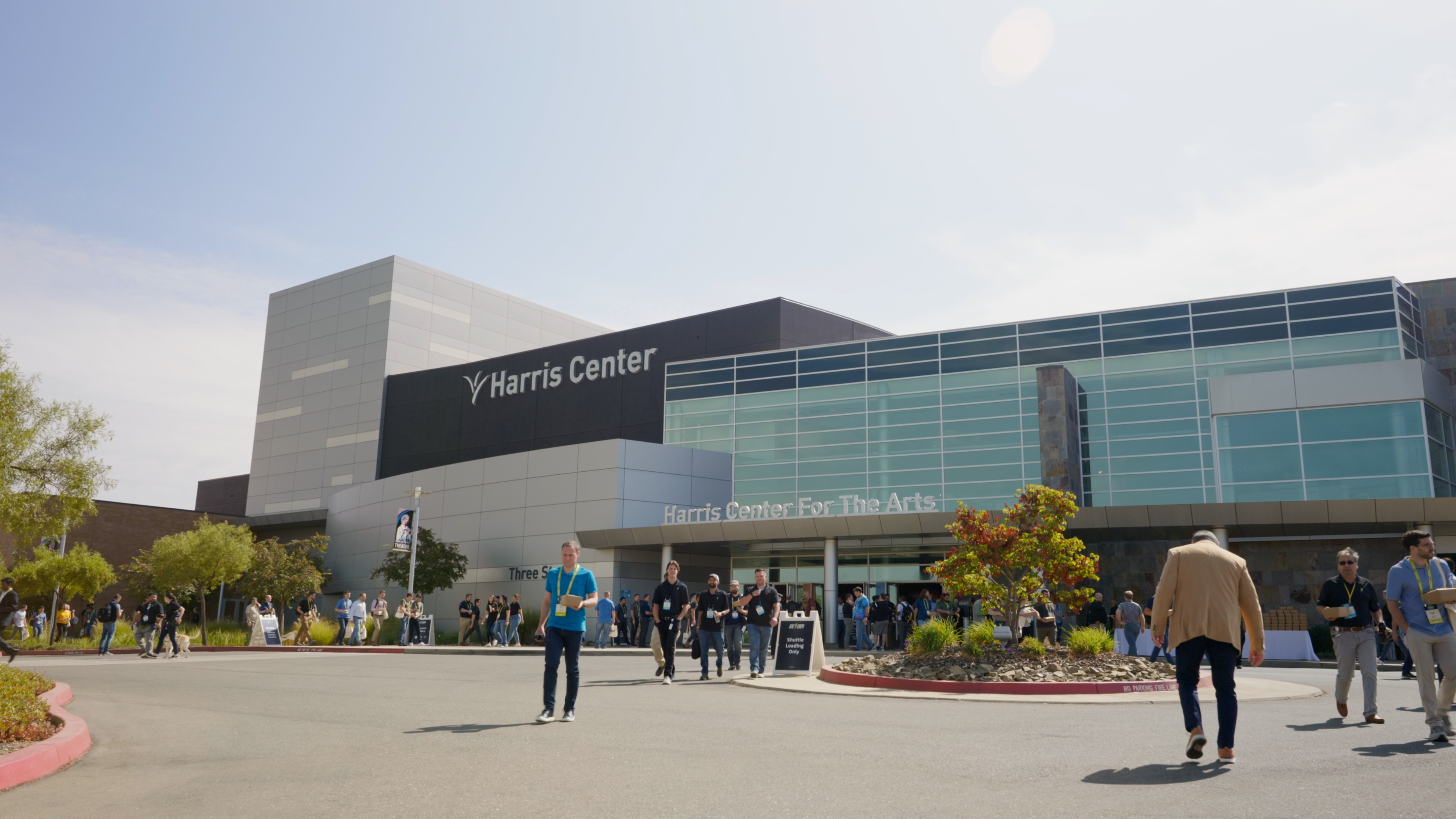 A wide shot at the Harris Center during ICC 2024.