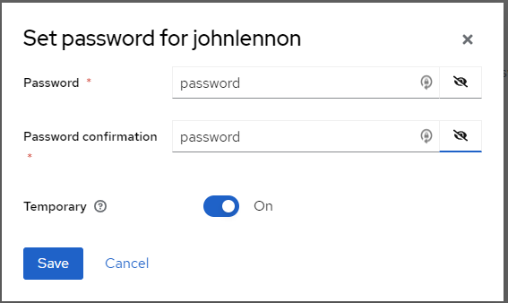 Temp Password