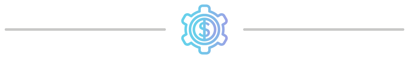 Money divider graphic