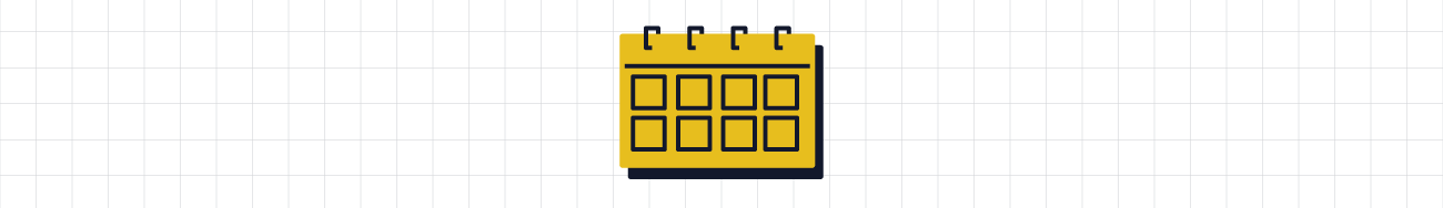 Schedule divider graphic