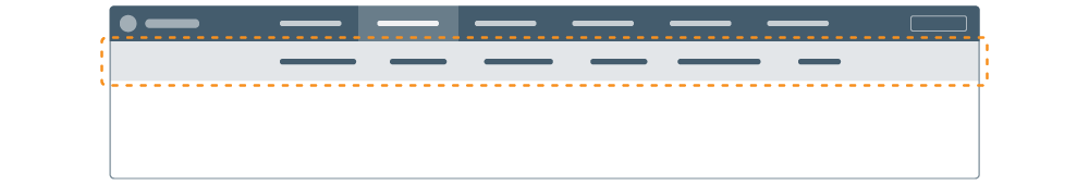 Secondary Top Header