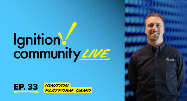 Thumbnail from Episode 33 Ignition Community Live webinar with Travis Cox.