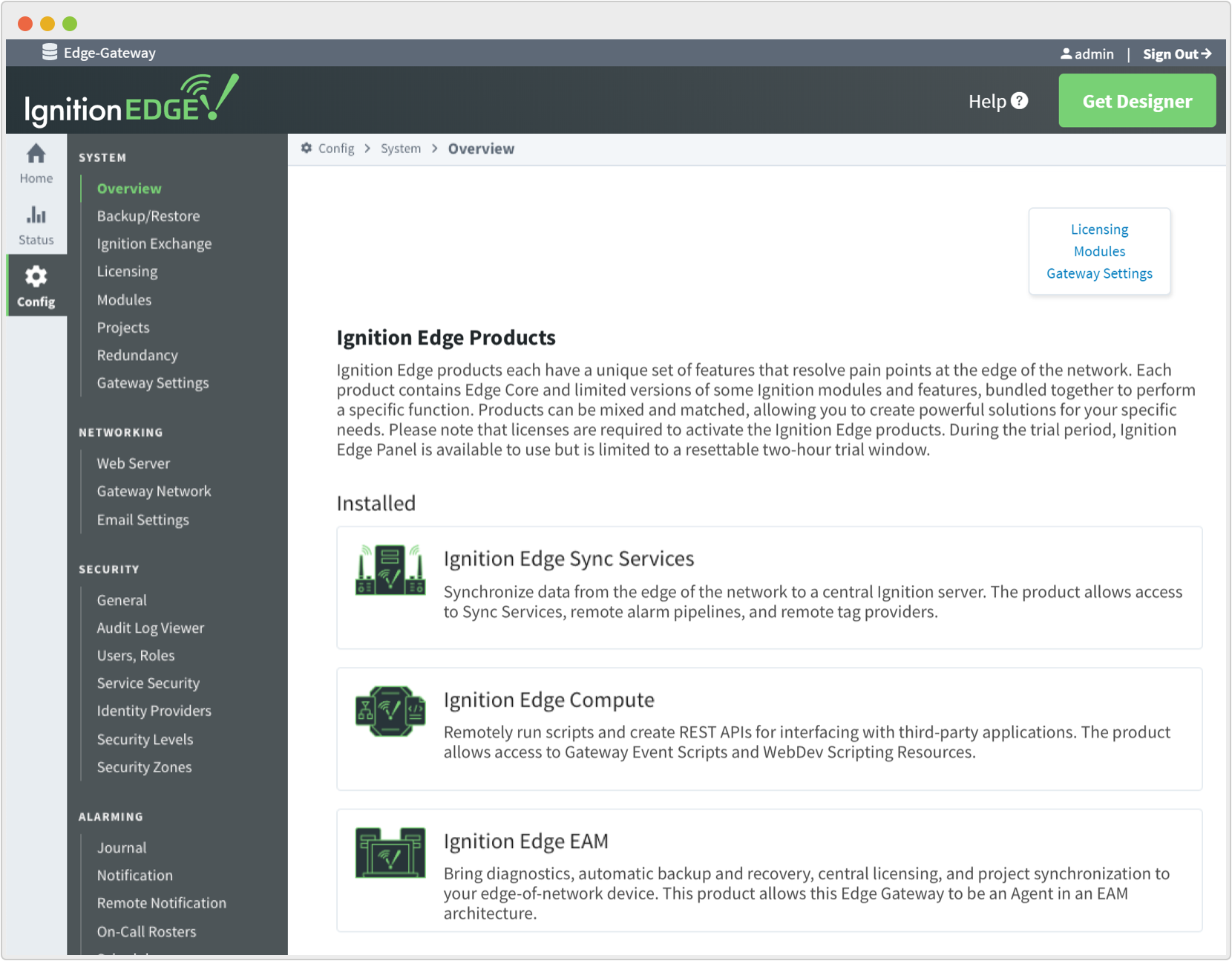 Data Collection and HMI Software for Ignition Edge