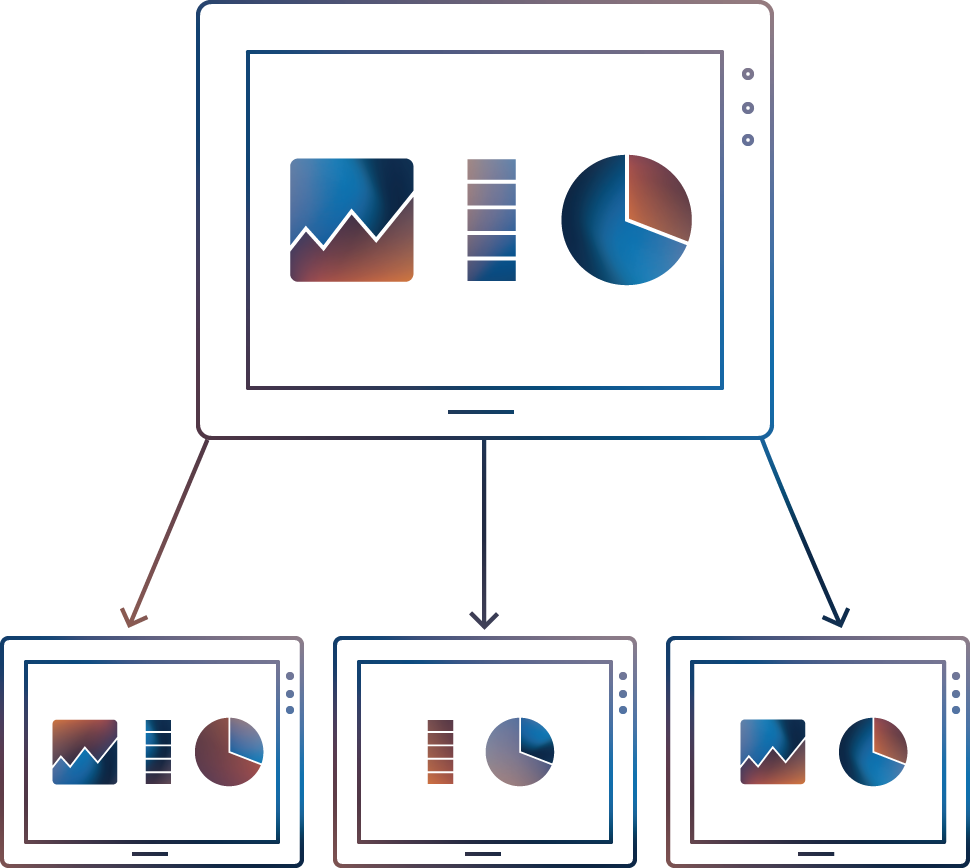 Multi-site project diagram